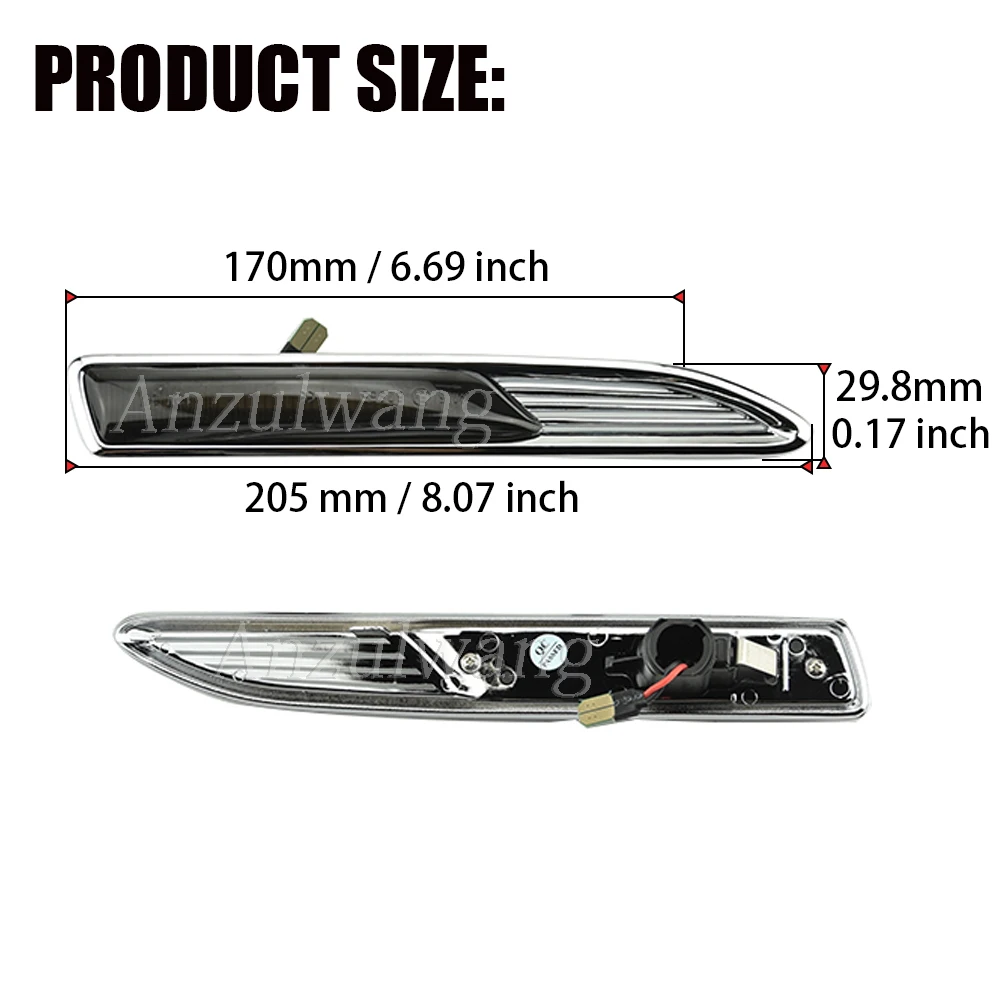 

Car Side Marker Indicator Light 7S71-13K354-AD LED Dynamic Amber For Ford Mondeo Mk4 Hatchback (BA7) Saloon (BA7)