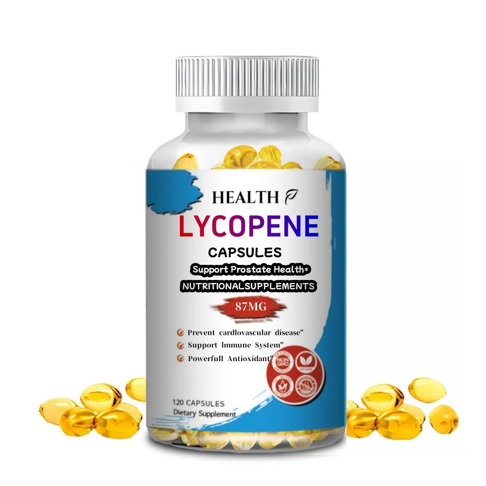 

Lycopene 87mg 120 Vegetarian Capsules | Supplementing Health | Natural Tomato Extract Non GMO