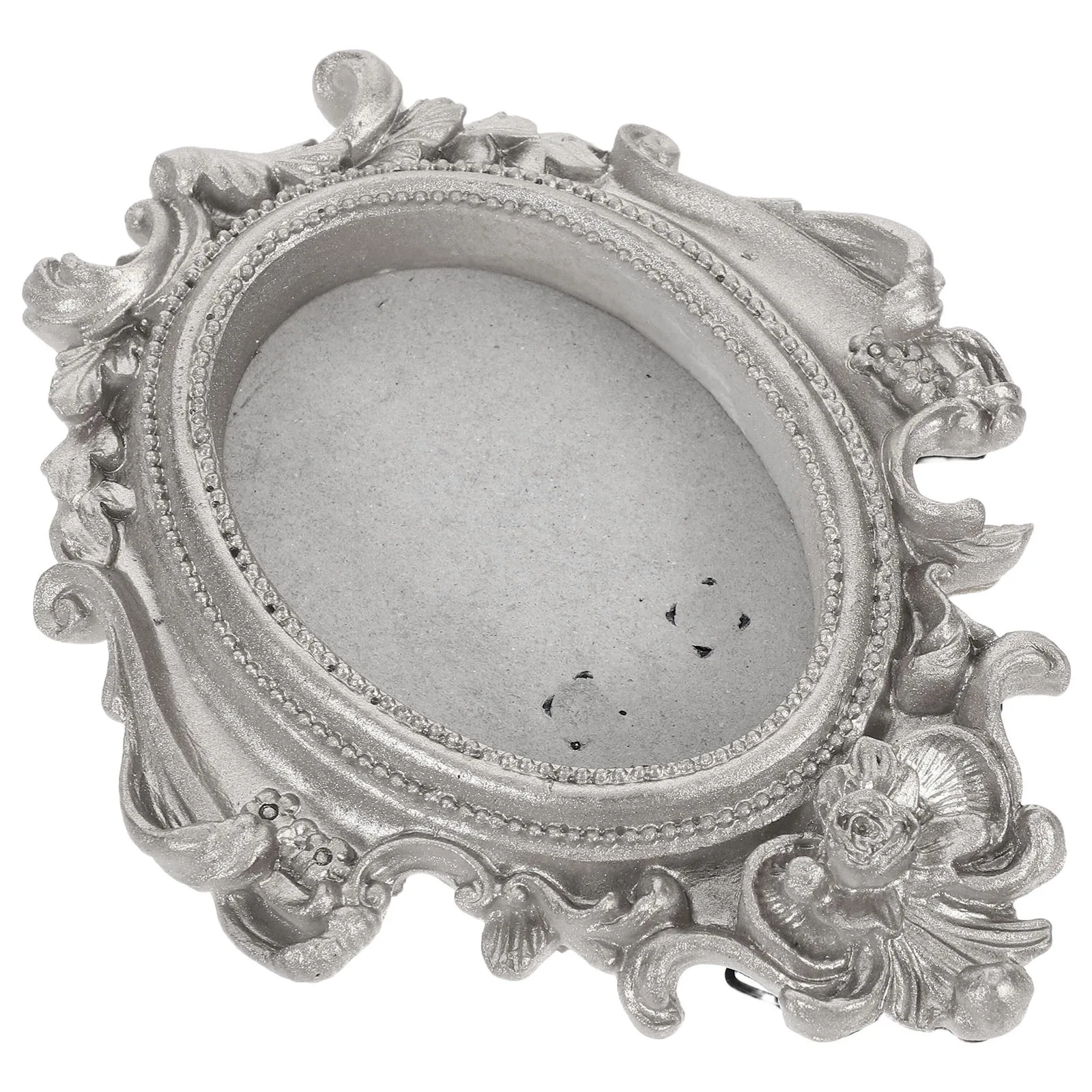 

Small Vintage Resin Photo Frame Exquisite Mini Retro Picture Display Holder Photography Prop Decor Elegant Rustic Charm