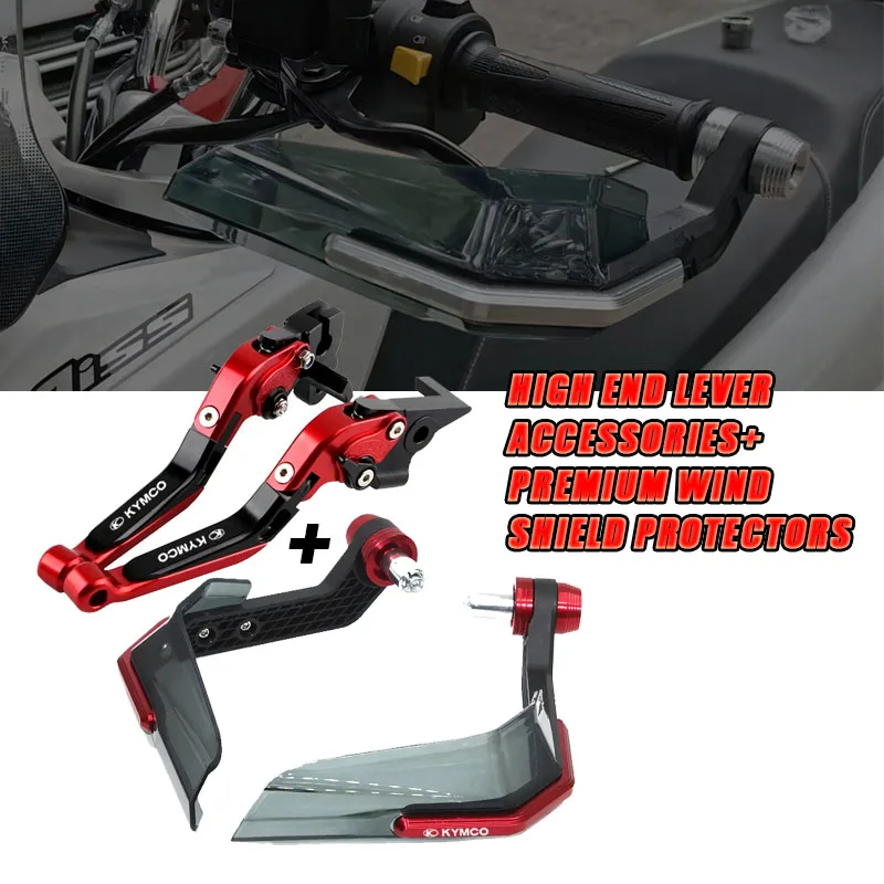 

For KYMCO XCITING 250 300 500 400 DOWNTOWN 125/200/300/350Motorcycles Extendable Brake Clutch Levers Protector Hand Guard