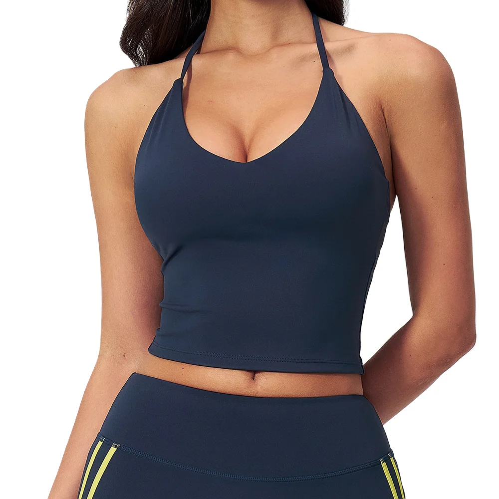 AliExpress Yoga Bra Women Sports Bra Breathable Shock Proof Gym Workout Fitness Push up Top Yoga Cycling Running Active Sportswear Vest Bra