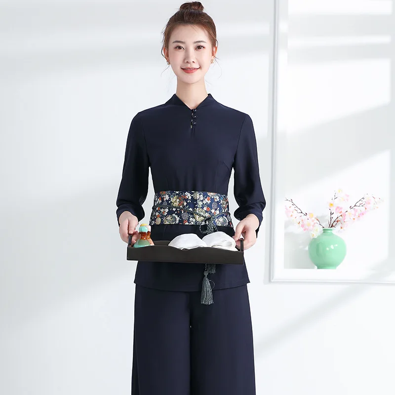 Beauty salon SPA beautician uniform for women working overalls aesthetic uniforms Autumn and winter massage salon clothes