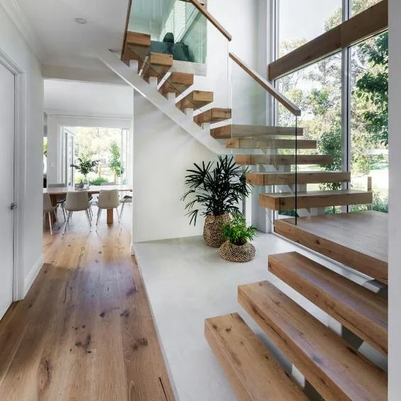 التخصيص سلالم جديدة باللون الأبيض الحديث #4