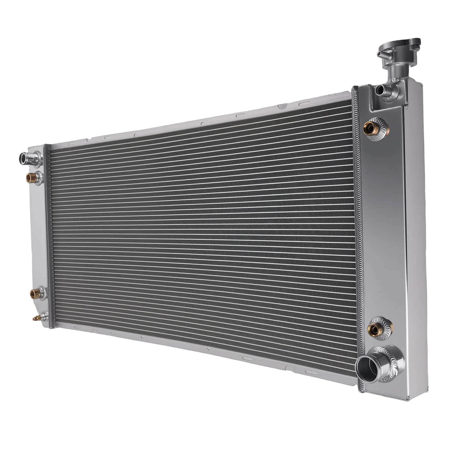 Radiator Tugas Berat untuk GMC K1500 5.7L V8 1988-1999 DPI1522 Desain Aliran Silang