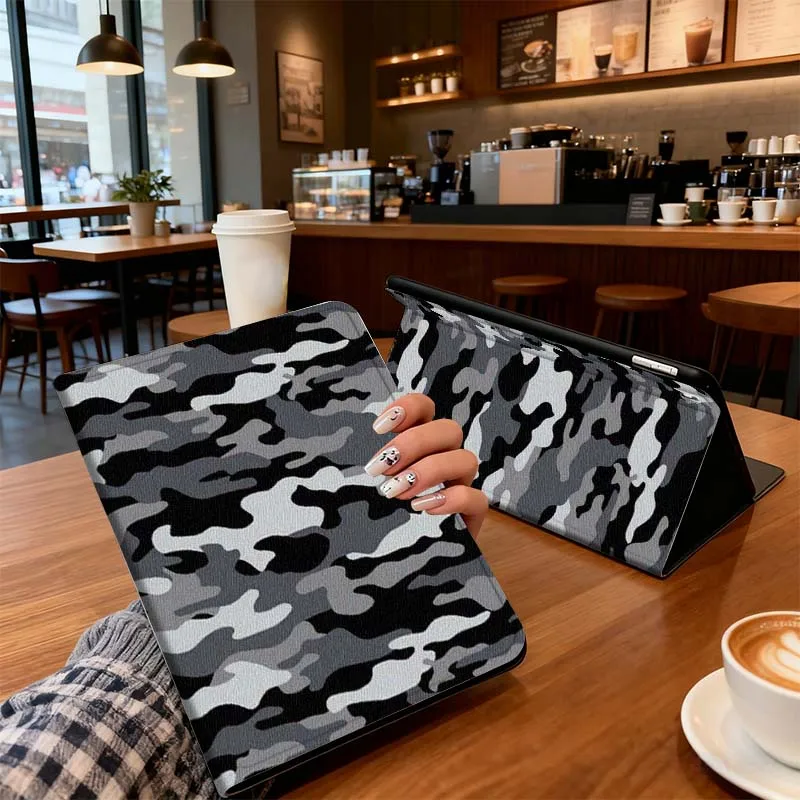 Art Camouflage Pattern For Xiaomi Redmi Mi Pad 8 7 6 5 4 2 SE K 12.4 11.2 12.1 11 8.8 Pro Max Ultra Inch Tablet Case