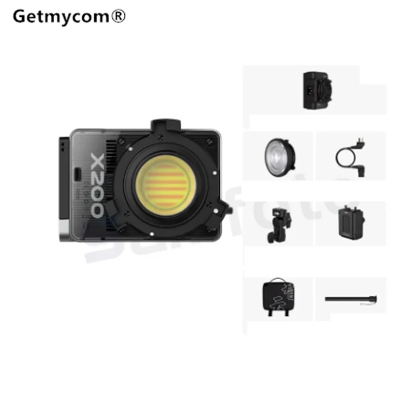 for MOLUS X200 RGB X200 Bi-color 200W COB LED Video APP Control for Vlog Live Stream Outdoor Shooting