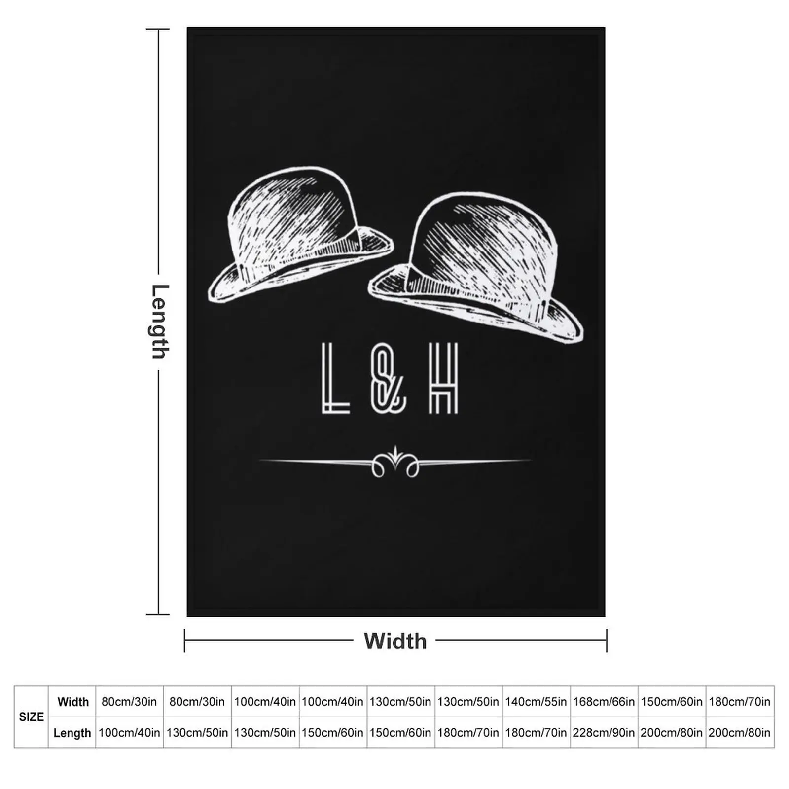 Laurel and Hardy Tribute design Classic Throw Blanket Large Summer Beddings for sofa Sleeping Bag christmas gifts Beach Blankets