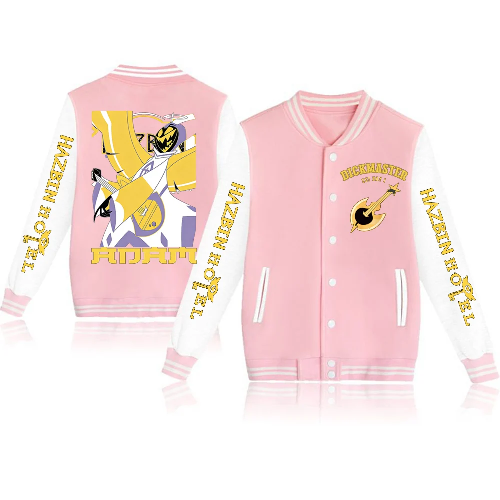 سترة بغطاء للرأس بتصميم جرافيك من Hazbin Hotel Adam، سترة هاراجوكو بأكمام طويلة، هدية للمروحة #2