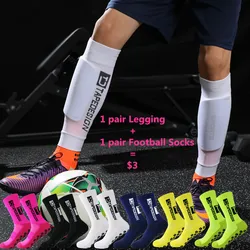 New 2022  Combination Suit  Non-slip  Football Socks High-quality Nylon Spandex Elastic