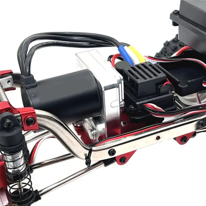 AS96-RC Car Upgrade Medium Wave Box Housing Kit For MJX 1/12 H12Y H12Y+ RC Car Upgrade Accessories Black