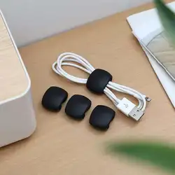 USB Cable Organizer Clips Effortlessly Organize Manage Your Cables Mouse Headphone Holder Wire Durable Silicone