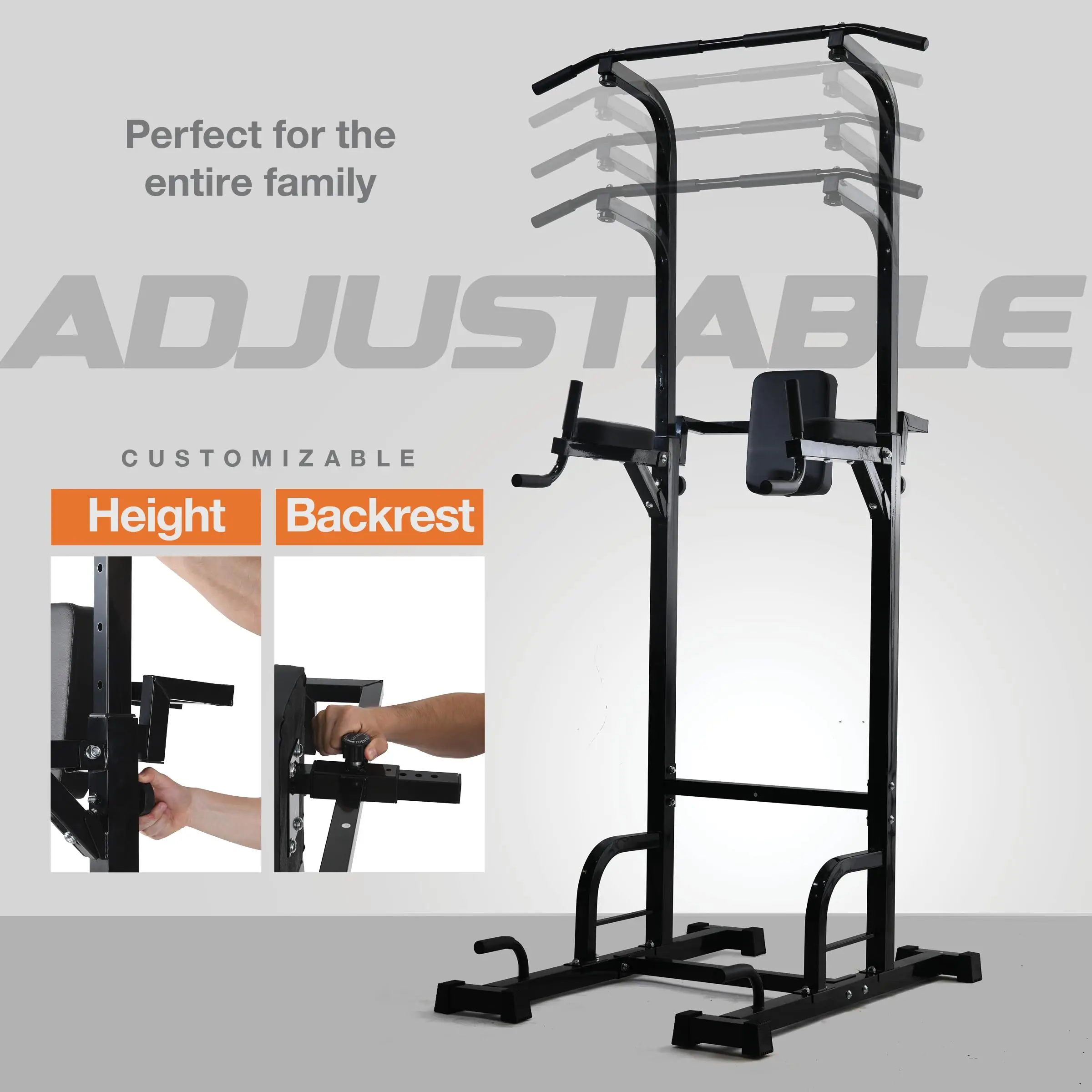 Pull Up Bar Free Standing - Power Tower, Multi-Functional Pullup Dip Station, Calisthenics Equipment Station For Home