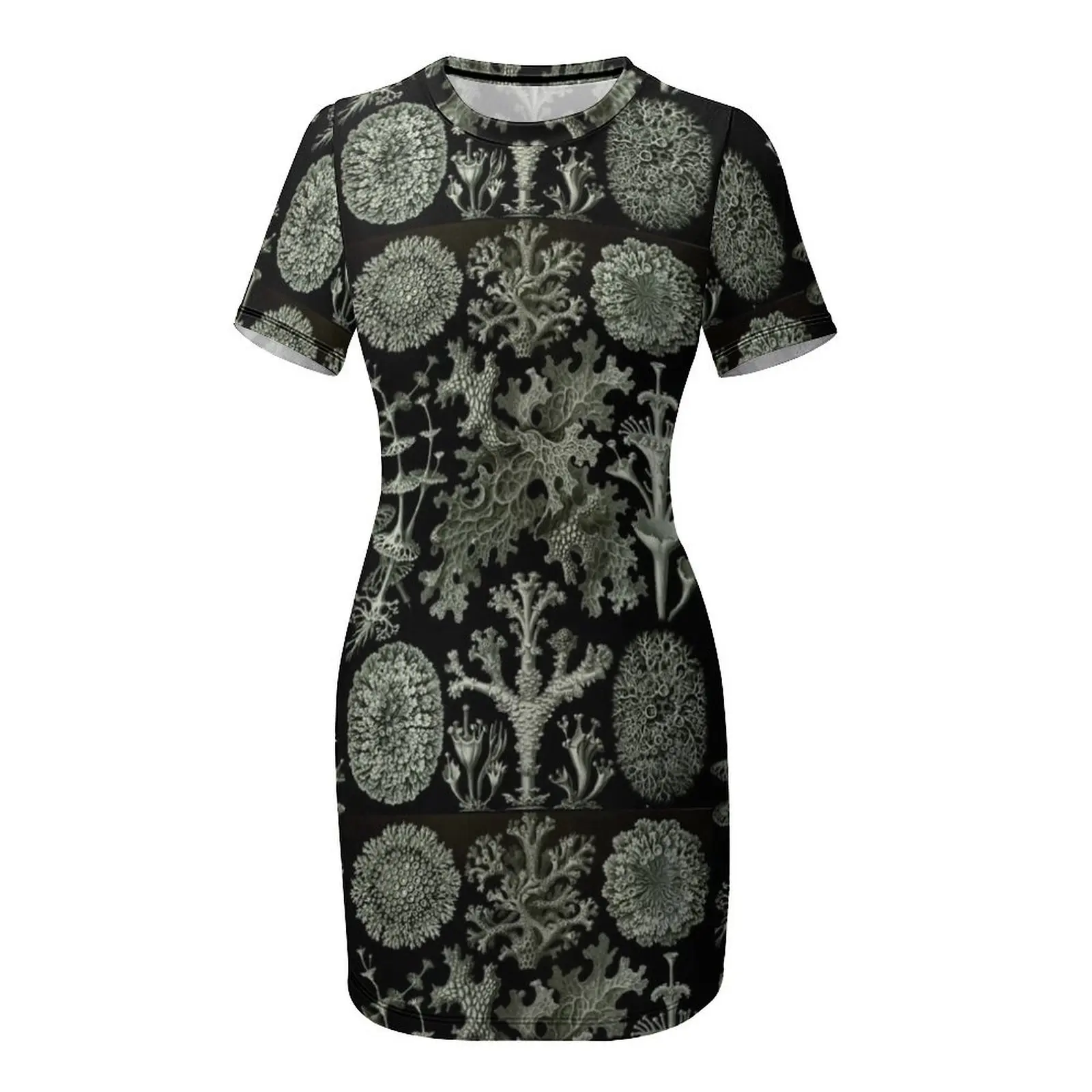 Sukienka z krótkim rękawem z motywem naturalistycznym i grzybów, sukienki z długim rękawem damskie, sukienki na formalne okazje, sukienki na studniówkę, suknia wieczorowa.