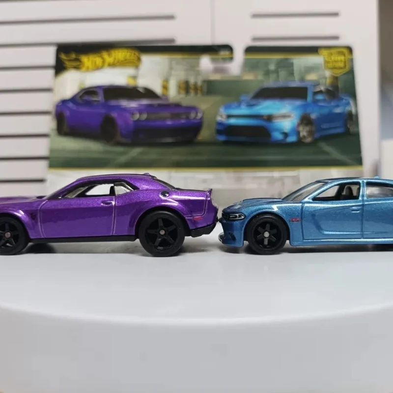 Genuine Hot Wheels Dual Car Set Hbl95 Die Cast Model Car Collection Toy Car Culture Series Decoration Boy Birthday Surprise Gift
