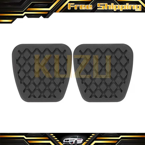 Imagen 2 del producto 46545-SA5-000 1 par nueva cubierta de goma de almohadilla de Pedal negra compatible con Honda Accord CRX Civic CRV Acura Vigor