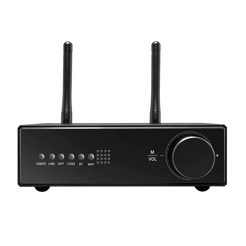 

Aiplay streaming media player dac audio decoder qplay bluetooth u disk nas optical coaxial es9038