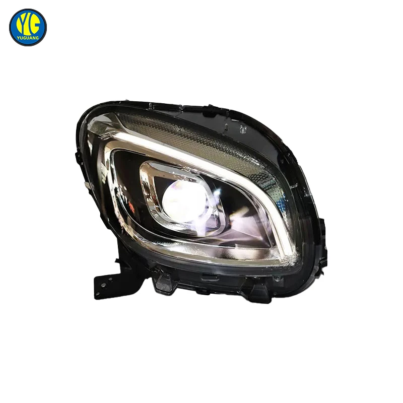 Head Lamp For Mercedes Benz Smart W453 Headlight 2017 2018 2019 Upgrade Auto Car Accessories DRL LED Lens Headlamp