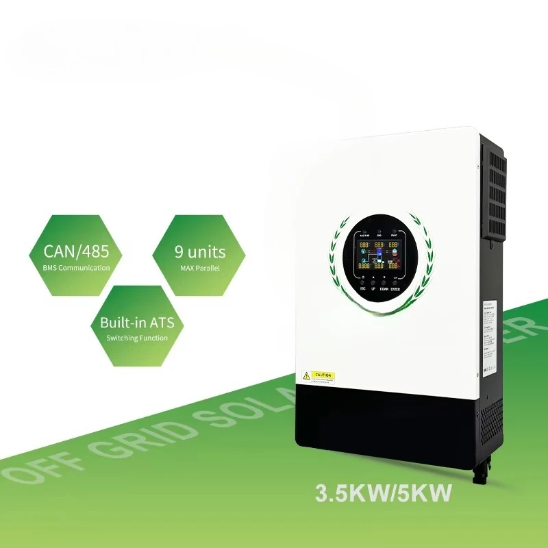 CKMINE New Arrival SOL IA S4 Series Off Grid MPPT Solar Inverter 5KW 5KVA 48V 220V 230V Work Without Battery for Home Use