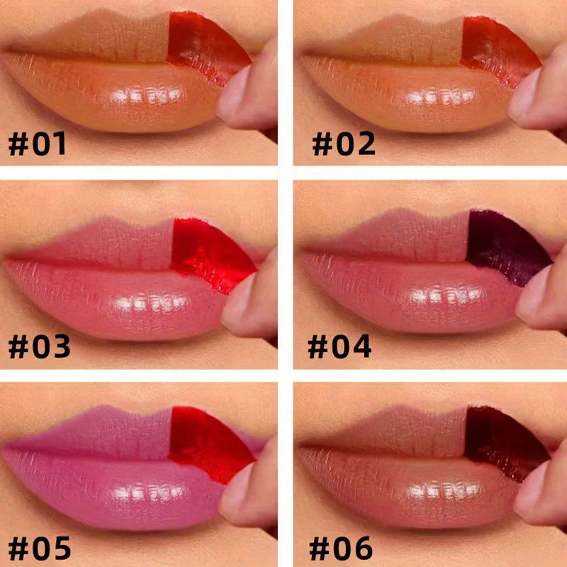 Matita per labbra opaca impermeabile Peel Off Tattoo Lucidalabbra Velluto Tinta per labbra Rosso Non facile da sbiadire Macchia per labbra Contorno Cosmetico