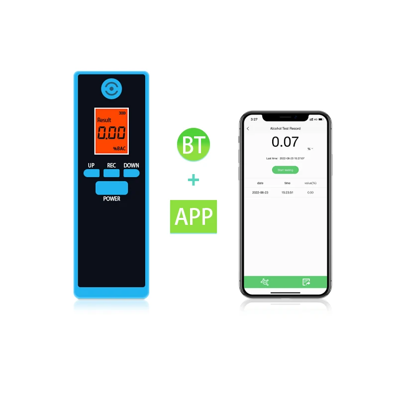 

AT-661B Новейший беспроводной анализатор BT и APP АНАЛИЗАТОР BAC и Mg/L АЛКОГОЛЬНЫЙ ТЕСТЕР, для европейских, американских и европейских рынков