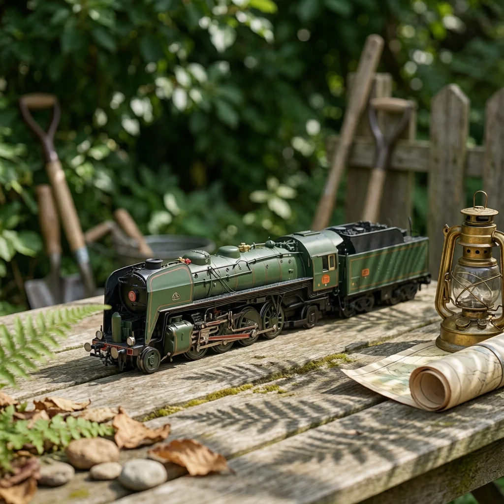 Steam Locomotive with Tender Printed Railway-style Markings Highly Detailed HO Scale for Model Railroad Display