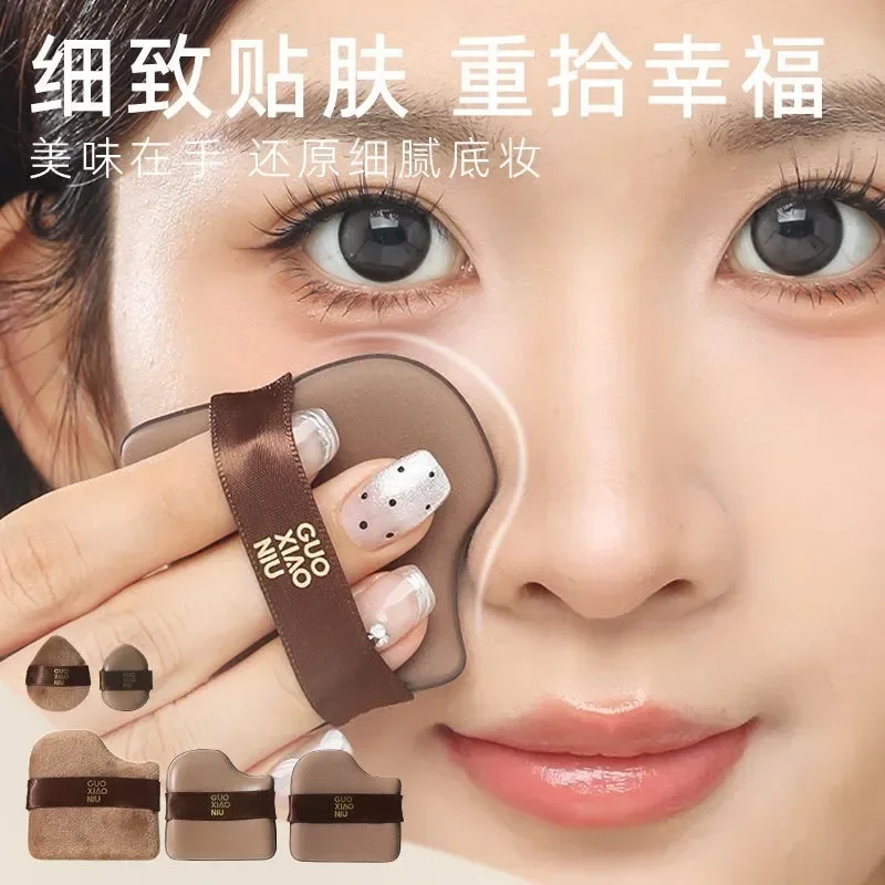 GUOXIAONIU 6PCS Makeup Blender Sponge Set, Wet & Dry Dual Use Non-Absorbent Beauty Puffs for Foundation BB Cream Loose Powder