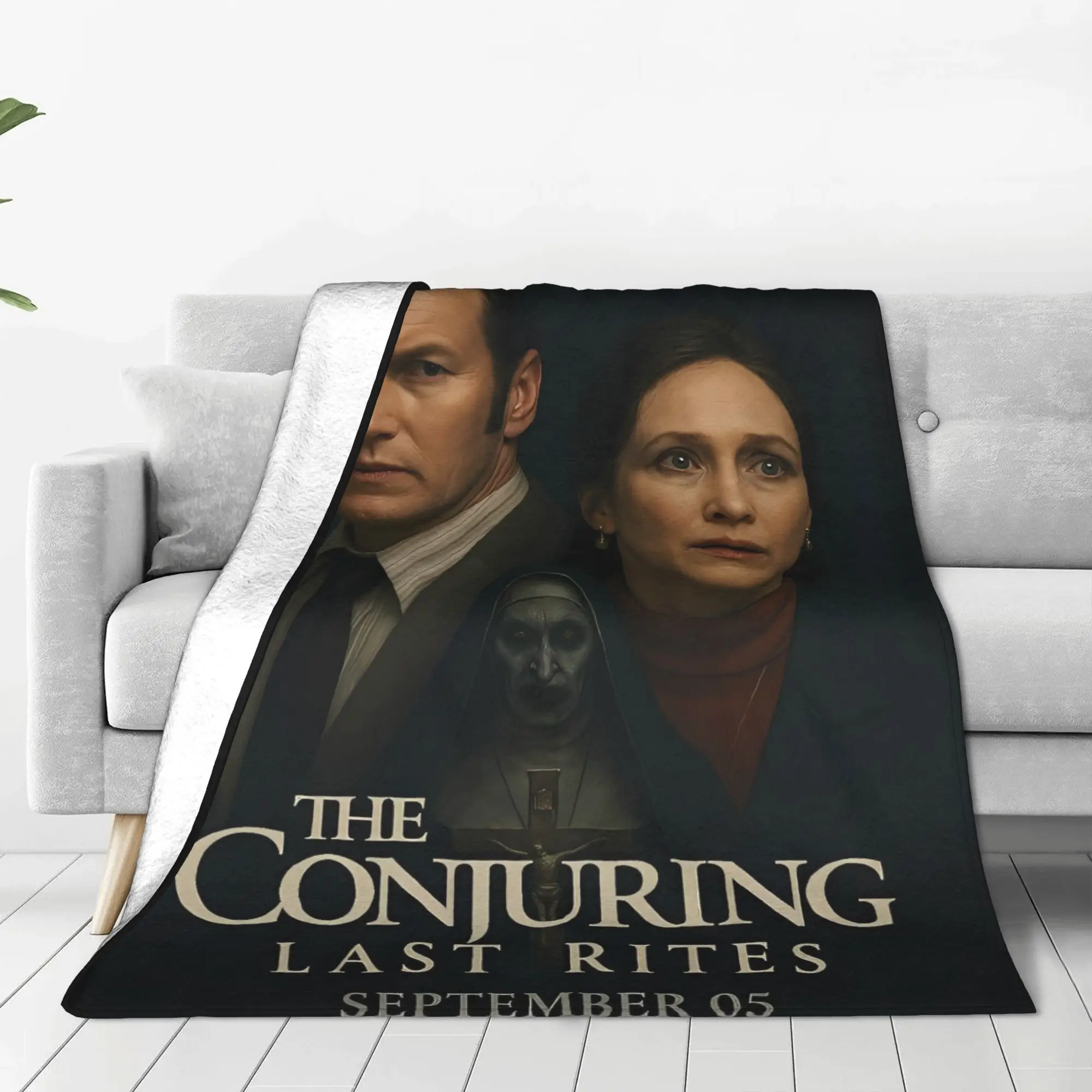 The Conjuring آخر طقوس Horron بطانية سوبر لينة الجدة أفخم رمي بطانية للطائرة السفر الفانيلا المفرش غطاء السرير
