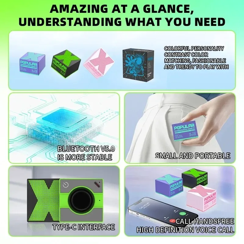 

Original X1 Wireless Bluetooth 5.0 Speaker Mini Audio Portable Speaker Usb Charging Car Bluetooth Speaker Compact And Exquisite