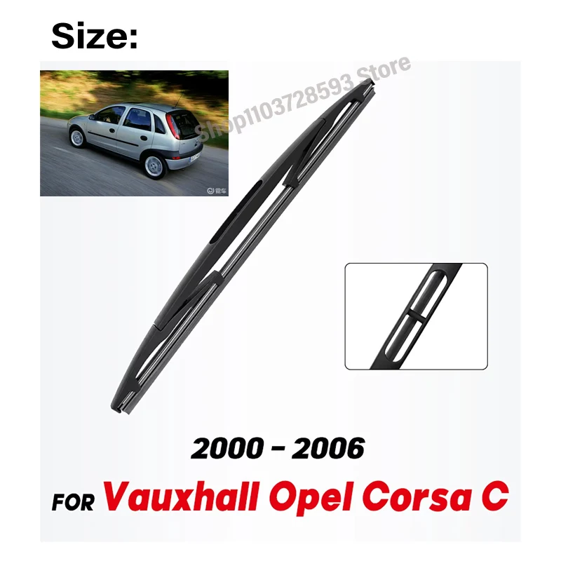 

Wiper 16" Rear Wiper Blade For Vauxhall Opel Corsa C 2000 - 2006 Windshield Windscreen Rear Window
