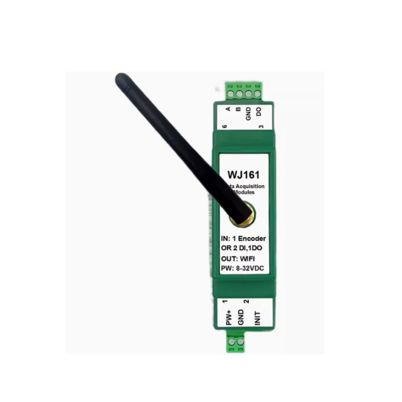 WJ161 1-channel encoded 2DI pulse Modbus TCP protocol WiFi module