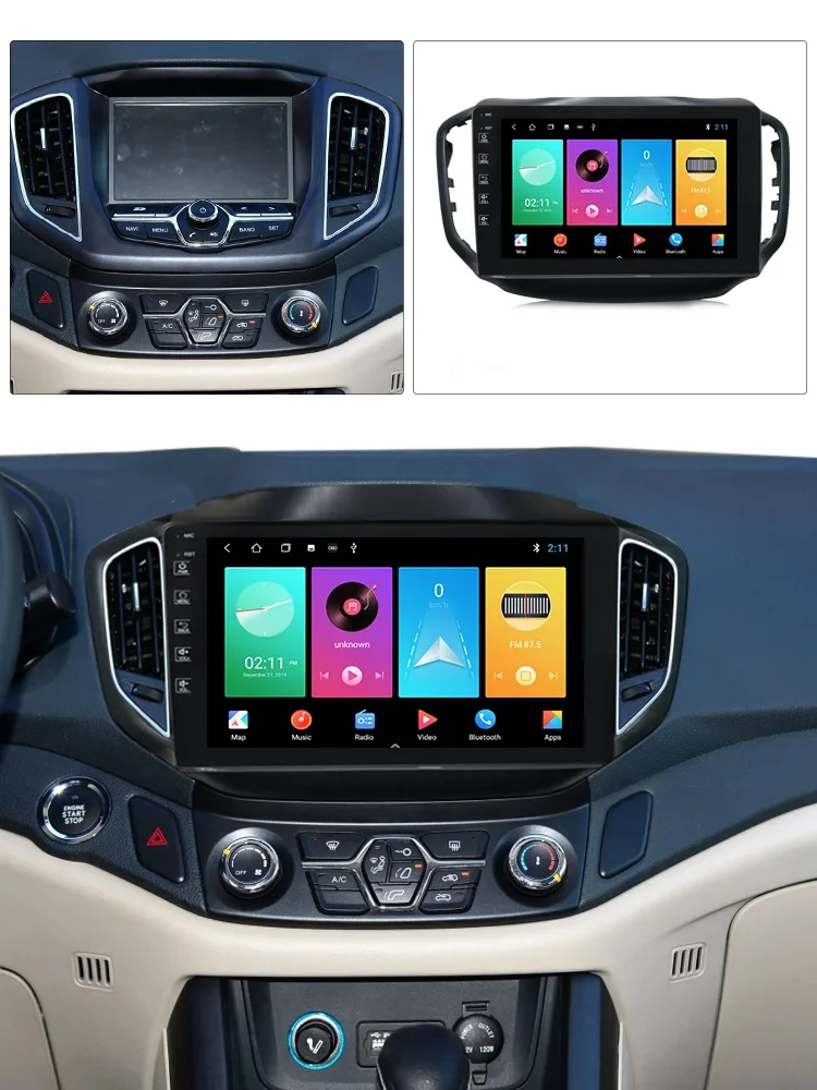 MEKEDE M Voice Control Android 4core 2.5D IPS Car DVD Player for Chery Tiggo 5 2014-2018 2+32GB WIFI GPS BT Stereo AM FM