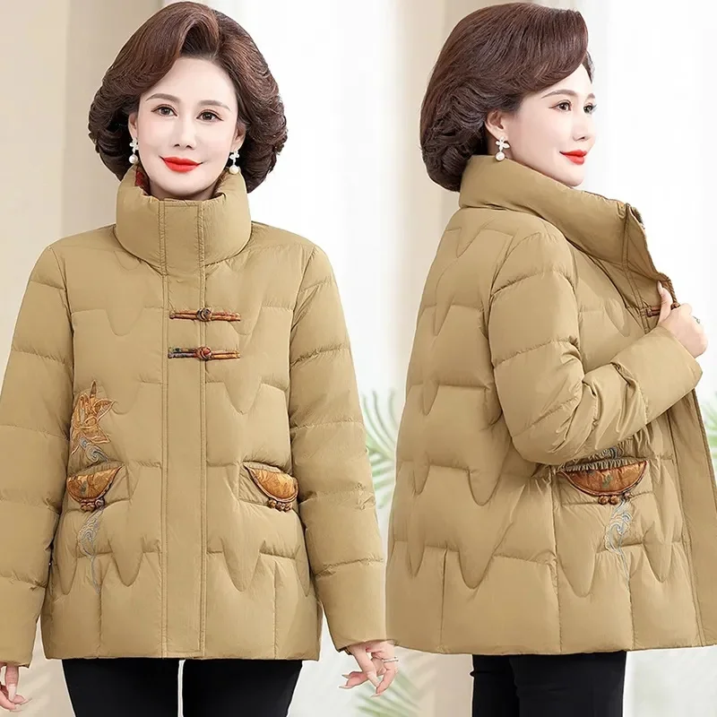 Winter Ladies Loose Parkas Outwear 2025 High-end Women Fashion Cotton Padded Coat Korean Female Large Size 5XL Puffer Jacket