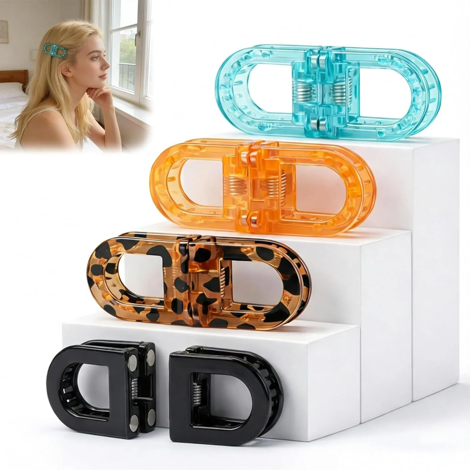 

Smart Magnetic Hair Clip Unique Niche Creative Hairpin