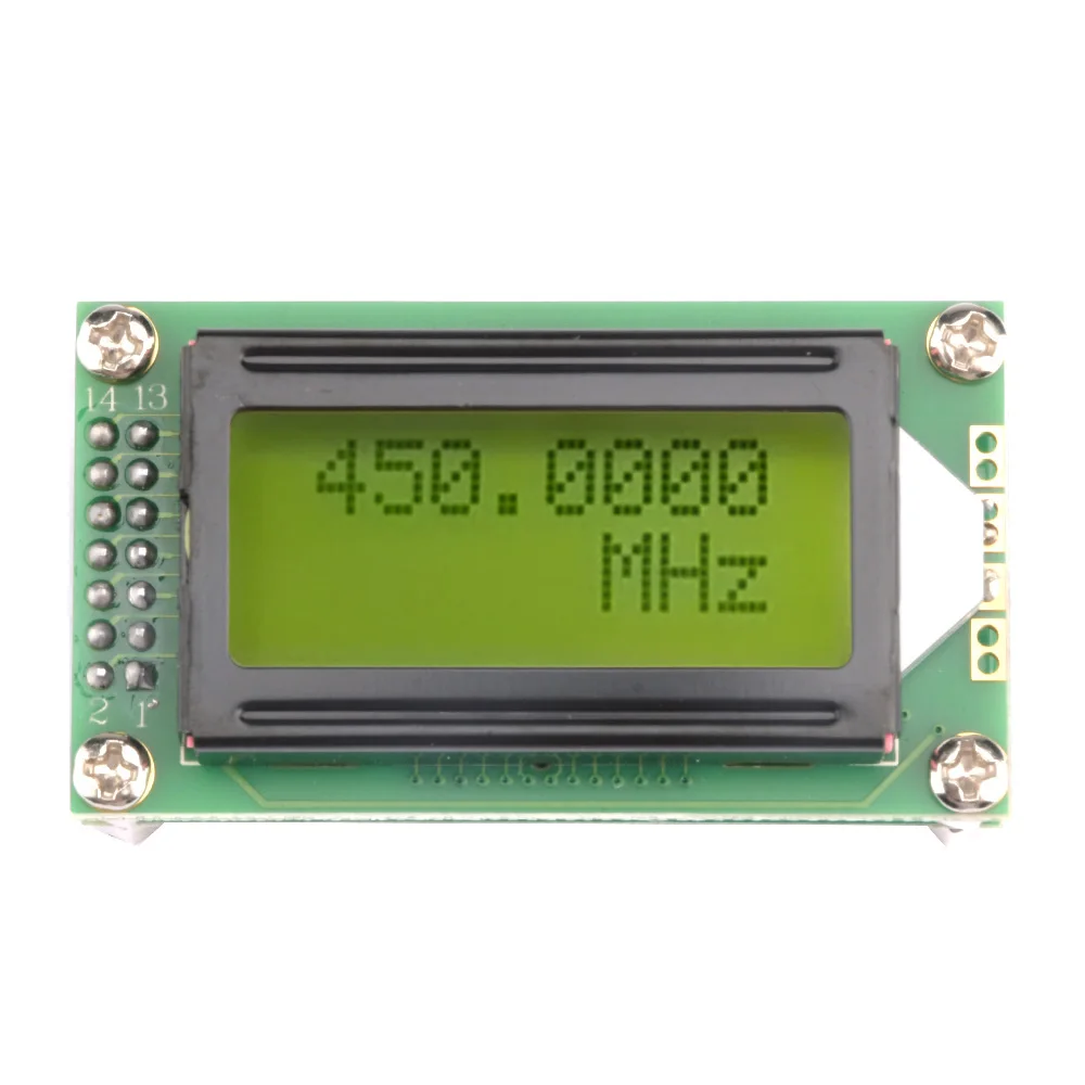 PLJ-0802-E 1MHz~1200MHz Frequency Counter 8-digit Digital Display Frequency Meter DC 9V~12V