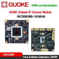 iCsee 4Mp Ip Camera Module Smartsens Sc401AI Goke Gk7205V500 Onvif Face Motion Detection Rtsp Cctv Network Video Surveillance