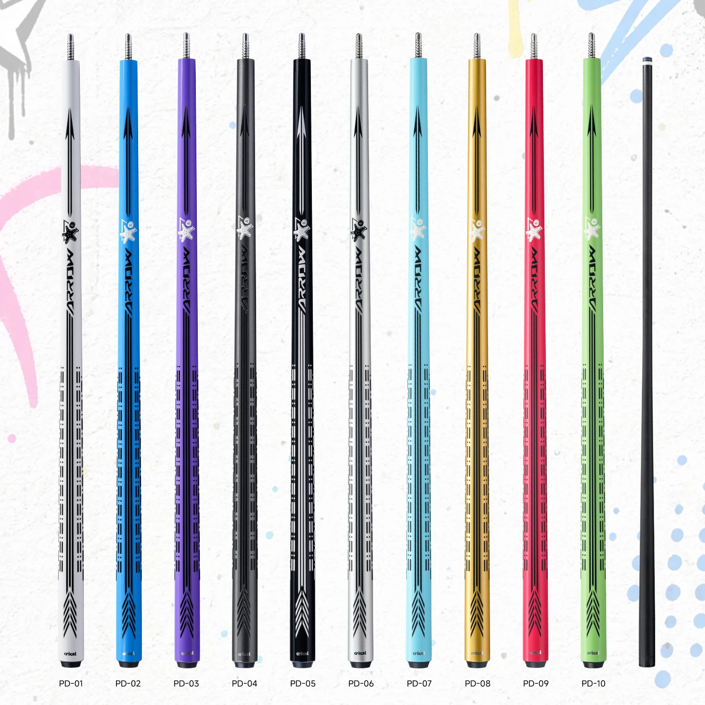 CRICAL Carbon Fiber Pool Cue Stick 58