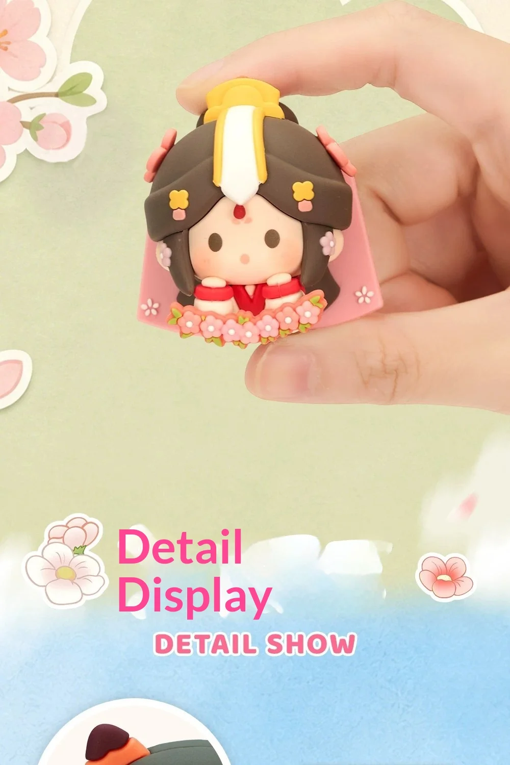 Echte Heaven Official's Blessing TGCF Lucky Fluff Blind Box Kühlschrankmagnet Anime Figur Schreibtischdekoration Sammlerstück Geschenk Spielzeug – Detail 20