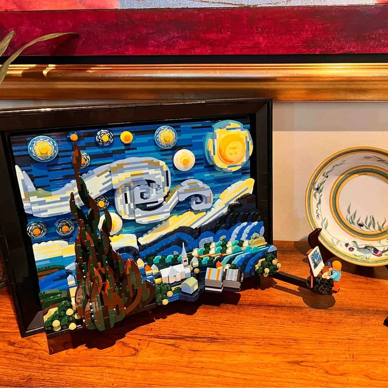 Van Gogh Starry Night 3D Build - Photography Architecture review and price