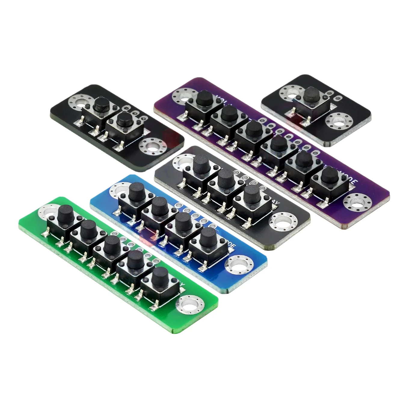 2/3/4/5-position independent button module, microcontroller external button, microswitch button board, Bluetooth power amplifier
