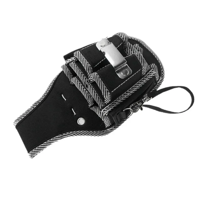 High Quality 9 In 1 Toolkit, 600D Nylon Fabric Electrician Waist Pocket Pouch Bag, Utility Kit Holder Belt