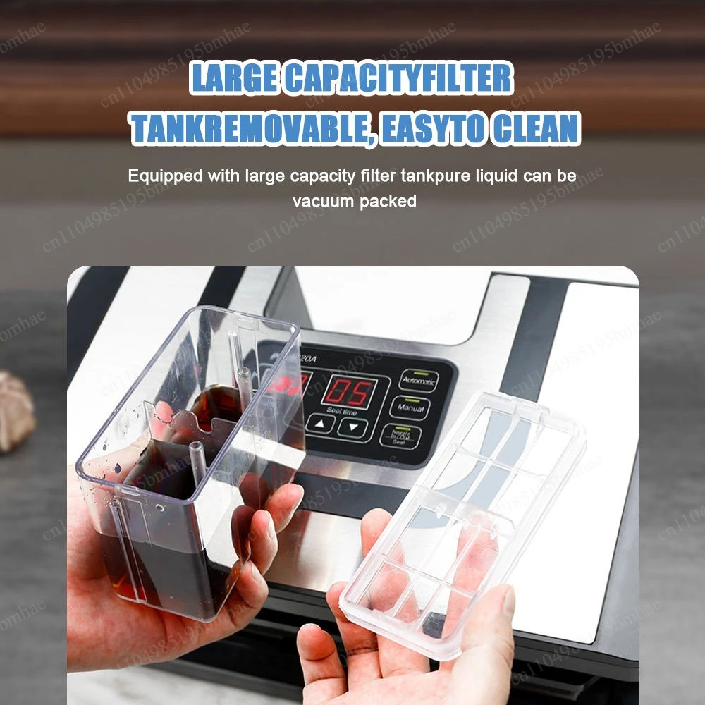 ITOP Vacuum Sealer -90Kpa 32cm Length Sealing Commercial Sealer Machine Dry Wet Food Packaging Machine