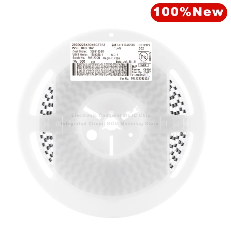 5 개/몫 2V 2.5V 330 미크로포맷 2TPE330MAZB 2R5TPE330MAZB 3528 유형 B SMD 폴리머 탄탈륨 커패시터 POSCAP 낮은 ESR 신규 및 정품