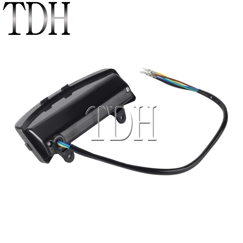 Motocyklowe tylne światło hamowania LED Tri-Bar do Harley Touring Street Glide Road Glide FLHX FLTRX 96-13 Tail Light — zdjęcie 7