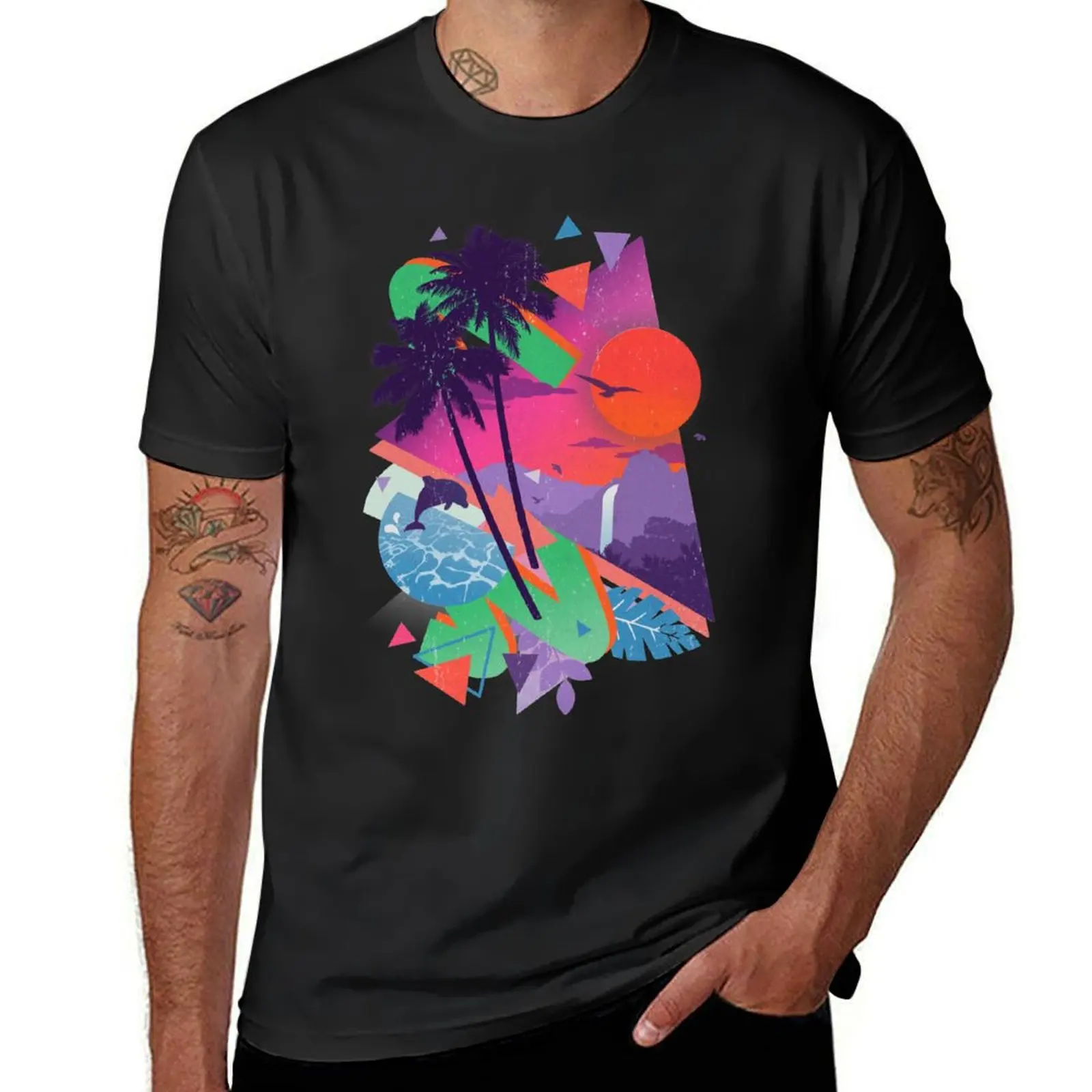 

Tropix 96 T-Shirt baggy shirts Funny t-shirts anime luxury clothes men