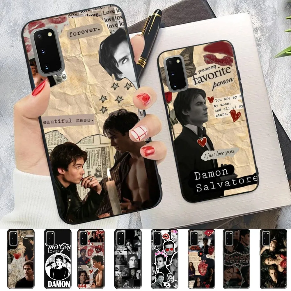 The Vampire Diaries Damon Phone Case For Samsung S 9 10 20 21 22 23 30 23plus lite Ultra FE S10lite Fundas