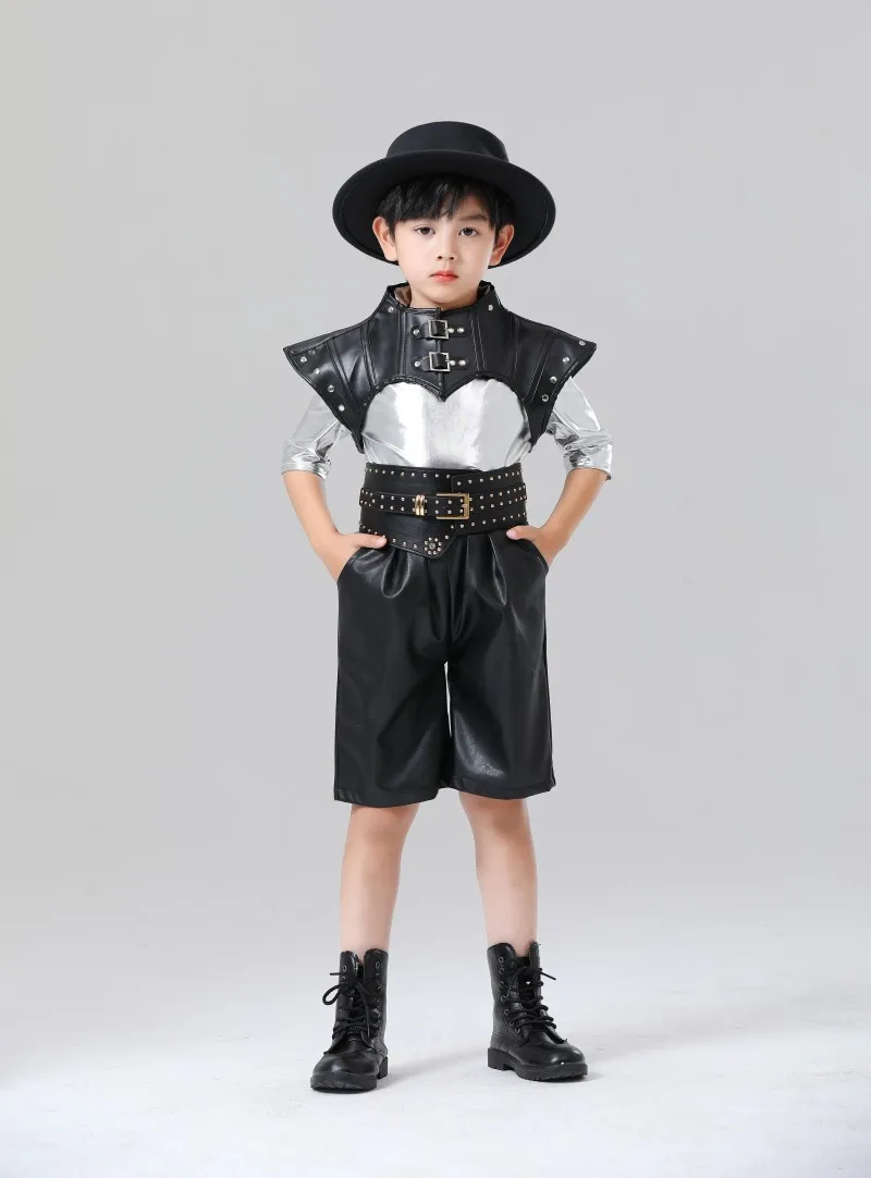 ملابس ميتا يونيفرس للأطفال للأولاد والبنات، ملابس أداء تحسس التكنولوجيا، محارب المستقبل الفضي، أزياء الخيال العلمي الرائعة