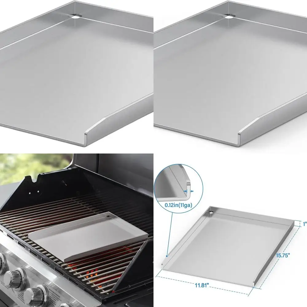 

Versatile Stainless Steel Outdoor Griddle for Grilling and Stovetop Cooking