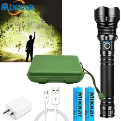 Z20 350000cd 1000 XHP90 most powerful led flashlight usb Zoom Tactical torch xhp50 18650 or 26650 Rechargeable battery handlight