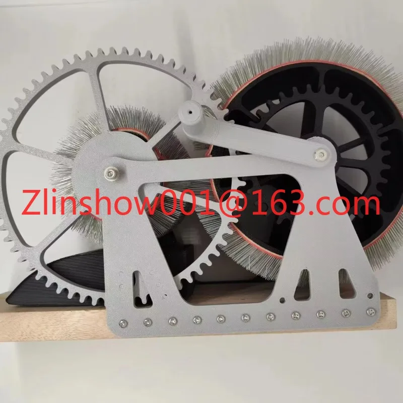 الشركة المصنعة Fainting Maid Mini Swing Sheep Fleece Drum Carder Hand Mini Wool Comb Picker Machine للألياف #4