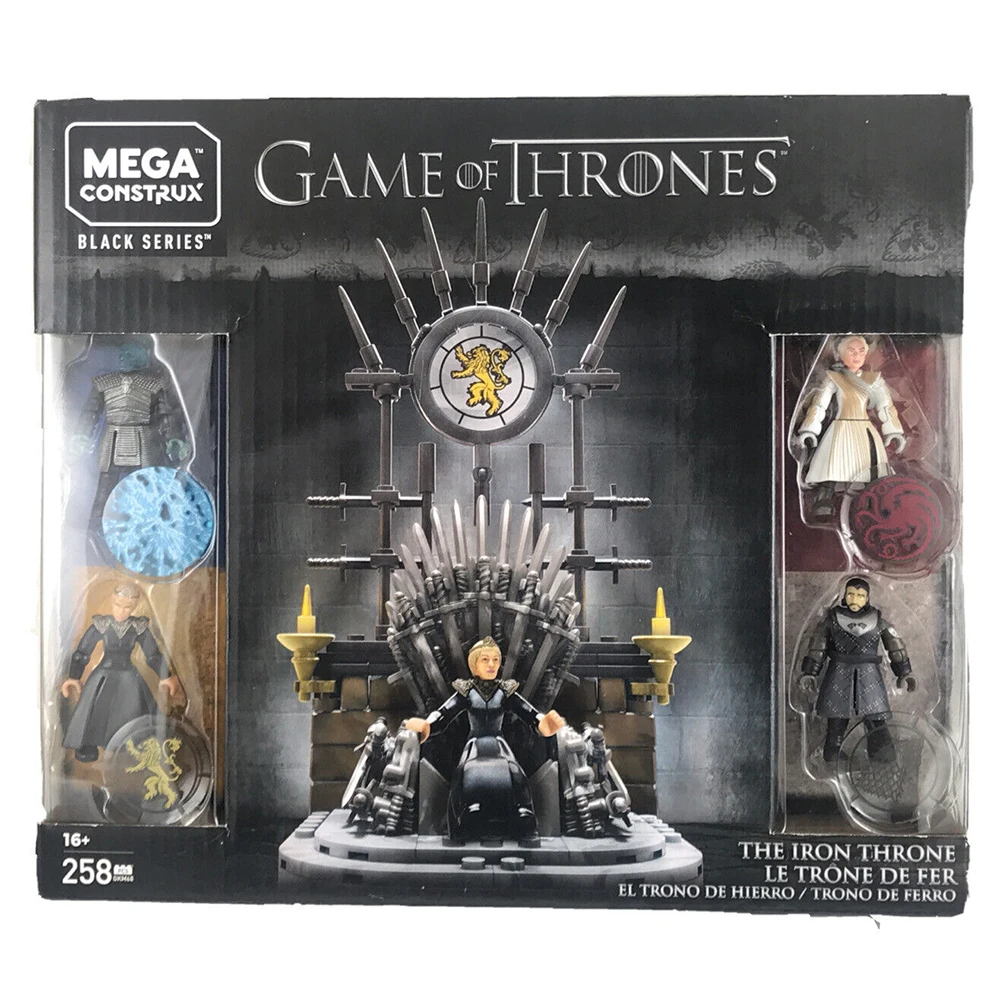 

Mega Construx Black Series Game Of Thrones The Iron Throne Children's Toys Collectible Figurines Action Figure Toys for Boys